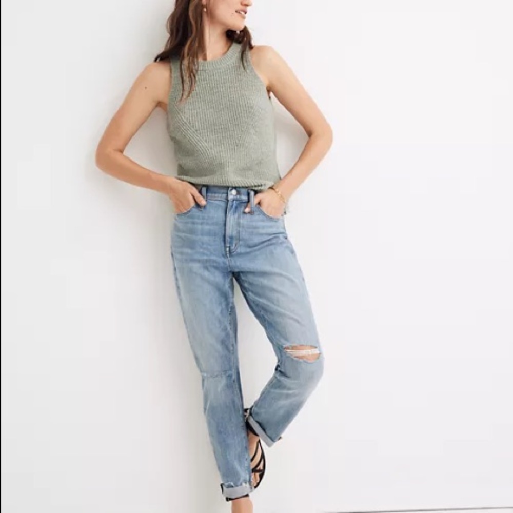 Madewell High-Rise Slim Boyjean in Elkhart Wash